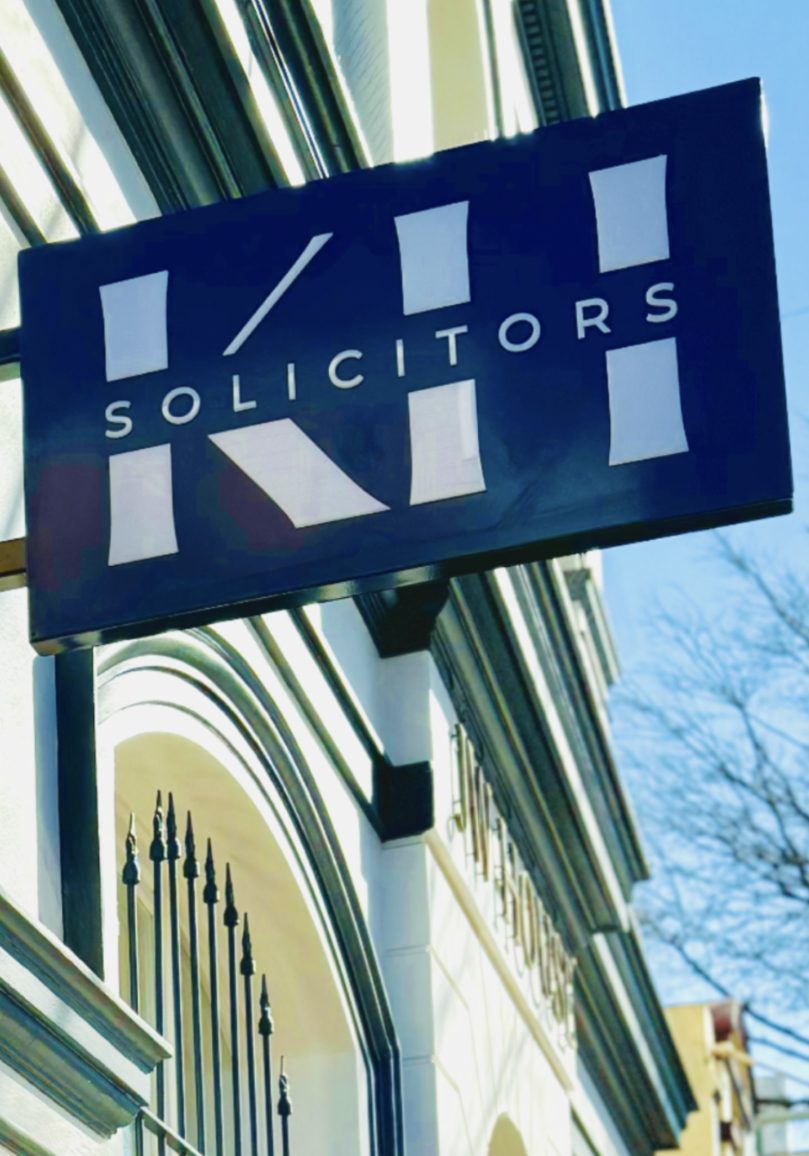 Kelly Hardie solicitors sign